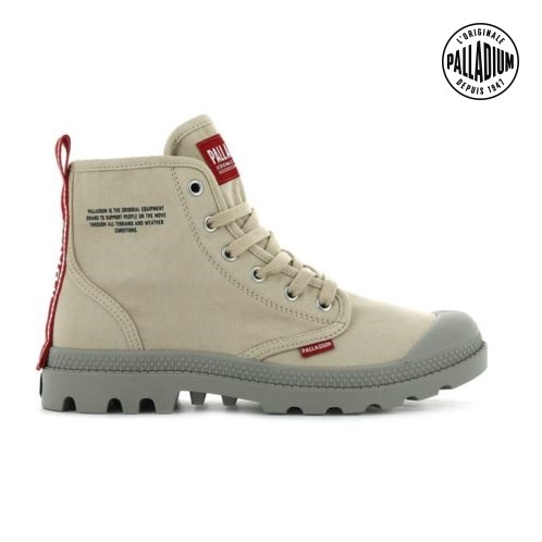 Palladium Pampa Hi Dare Laarzen Dames Khaki | NL 80TJRSO